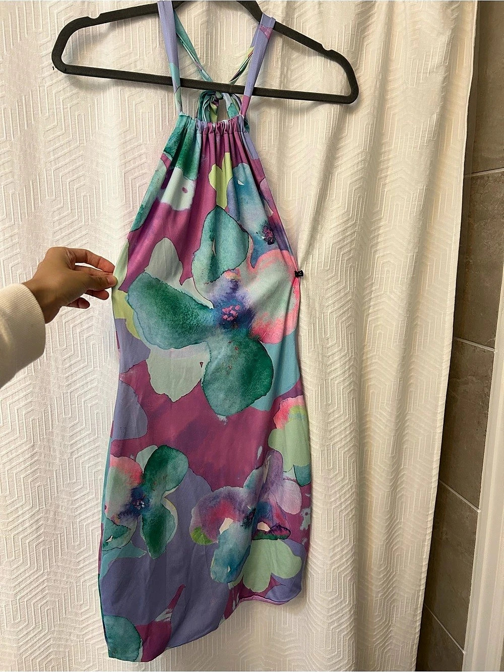 Tiger Mist Mystic Dress Abstract Print Maxi Dress Small